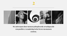 Vijf Foto'S En Tekst - Klaar Voor Gebruik WordPress-Thema
