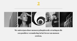 Vijf Foto'S En Tekst - Gratis Website-Ontwerp