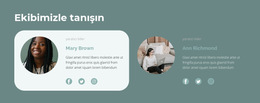 Yönetim Ekibi - En Iyi Web Sitesi Şablonu Tasarımı