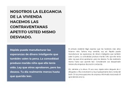 Dos Bloques De Texto Plantilla CSS