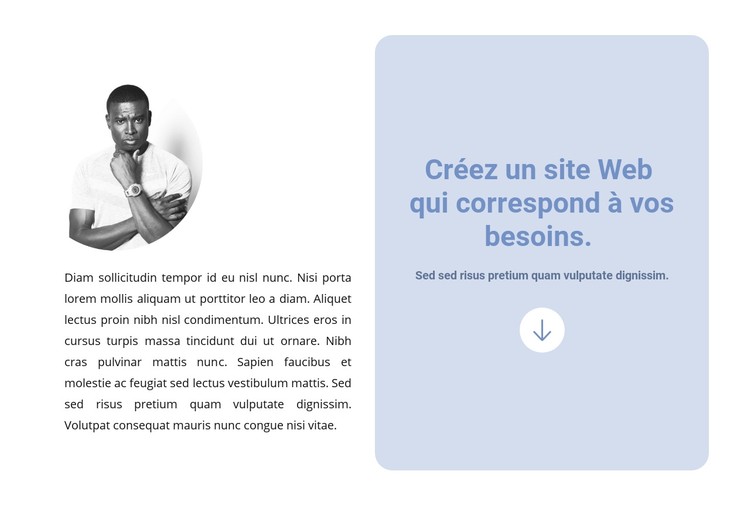 Création d'un site web simple Modèle CSS