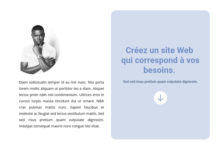 Création d'un site web simple Thème WordPress