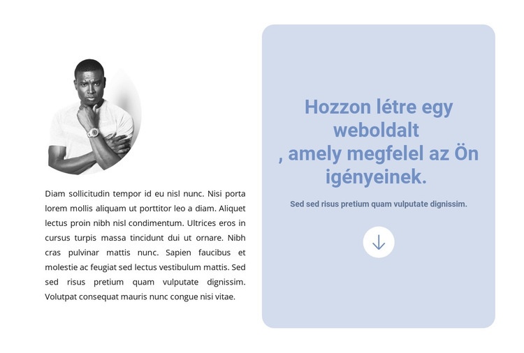 Egyszerű weboldal készítése CSS sablon