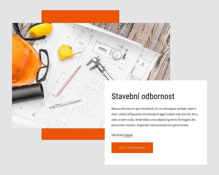 Stavební poradenství Šablona CSS