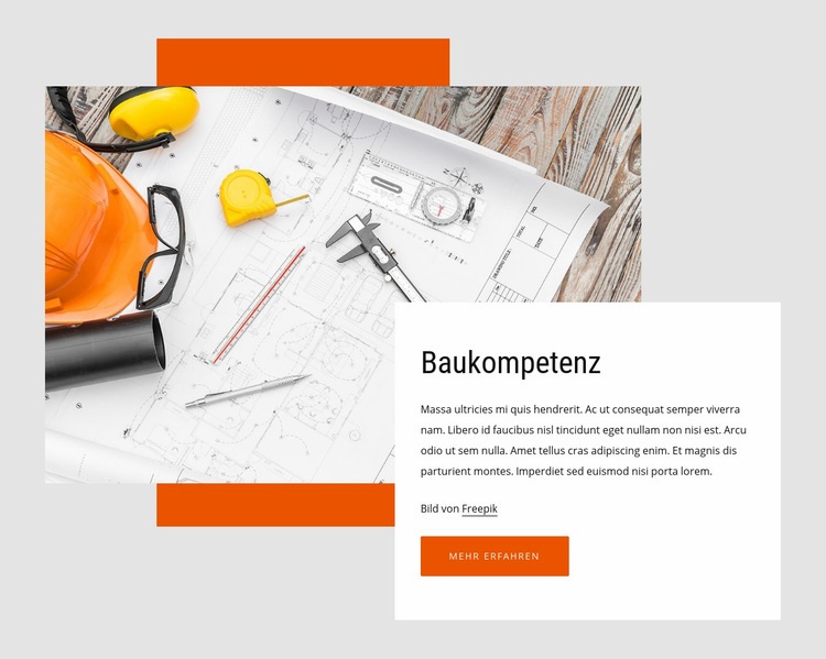 Bauberatung Website Builder-Vorlagen