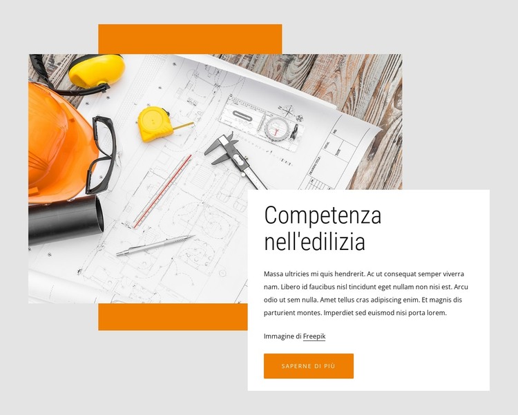 Consulenza edile Modello HTML