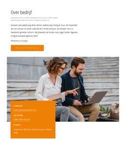 Wij Ontwerpen Kantoren Sjabloon HTML CSS Responsief