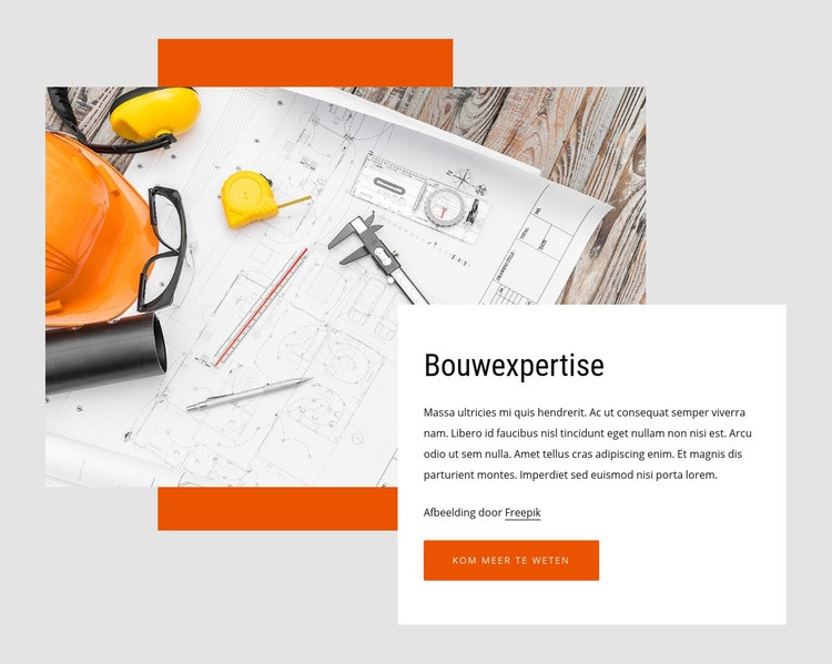 Bouwadvies Website Builder-sjablonen