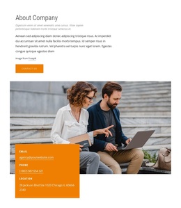 Responsive Web Template For We Design Offices