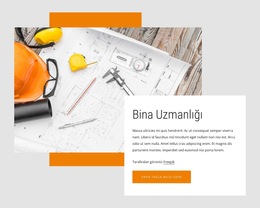 Bina Danışmanlığı - En Iyi Web Sitesi Şablonu