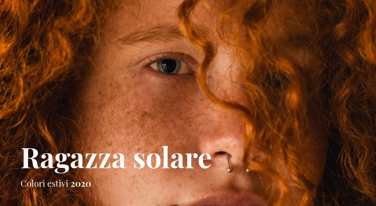 Ragazza solare Progettazione di siti web