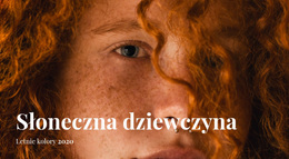 Słoneczna Dziewczyna - Niestandardowy Motyw WordPress