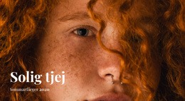 Solig Tjej - Modern Webbmall