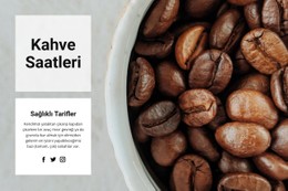 En Kaliteli Tahıllar Tek Sayfalı Web Sitesi