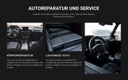 Autoreparatur – Funktionale Einseitenvorlage