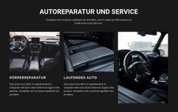 Autoreparatur - Kreative Mehrzweck-Zielseite