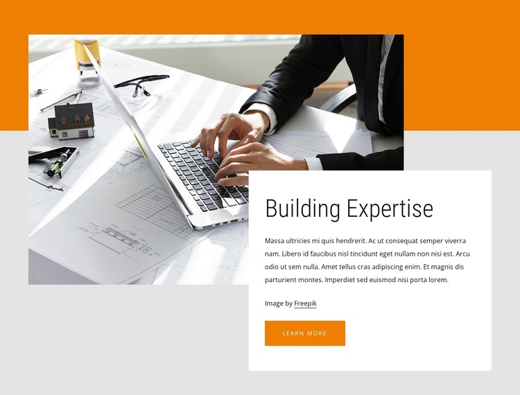 Global design firm One Page Template