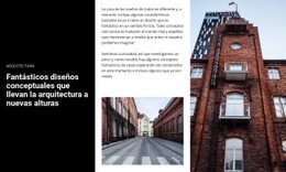 Impresionante Plantilla HTML5 Para Diseño Conceptual