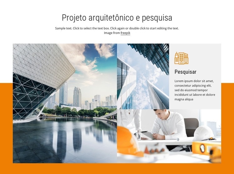 Renovação e construção Design do site