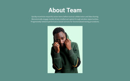 About Business Team - HTML5 Template