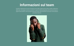 Informazioni Sul Team Aziendale - Costruttore Di Siti