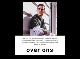 Over Modestudio - Websitesjablonen