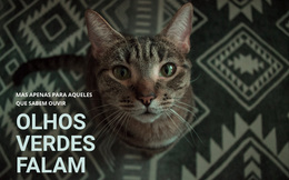 Olhos Verdes Falam - Tema WordPress Multiuso Criativo