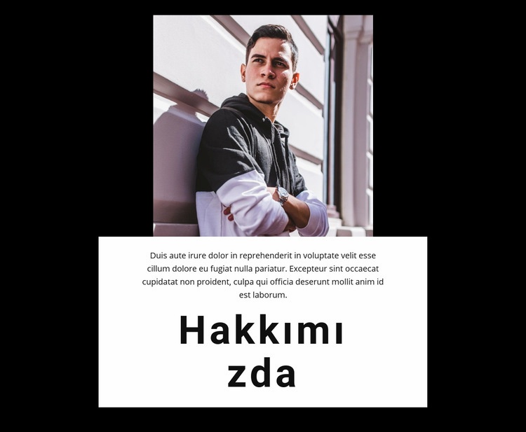 Moda stüdyosu hakkında Web Sitesi Mockup'ı