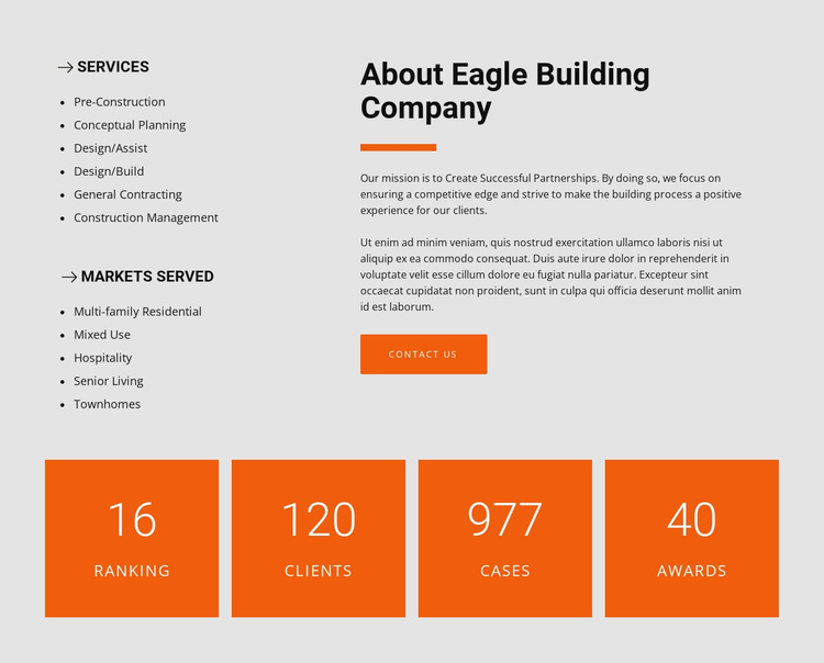 Senior living projects Template