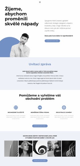 Ohromující Téma WordPress Pro Ztělesnění Odvážných Myšlenek