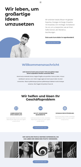 Atemberaubendes WordPress-Theme Für Die Verkörperung Mutiger Ideen