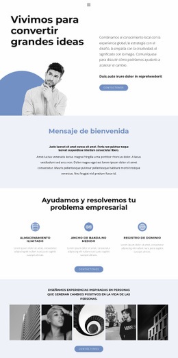 Plantilla En Línea Gratuita Para La Encarnación De Ideas Audaces