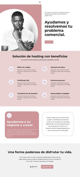 La Resolución De Problemas Es Nuestra Elección - Plantilla HTML5 Gratuita