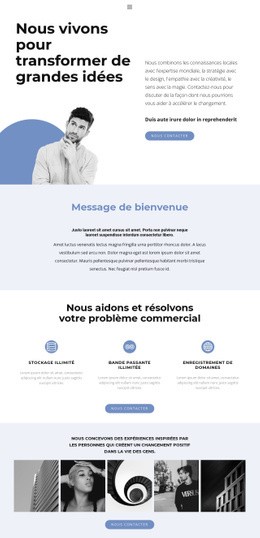 Concepteur De Site Web Pour L'Incarnation D'Idées Audacieuses