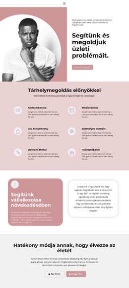 A Problémamegoldás A Mi Döntésünk Alap Html Sablon CSS-Sel