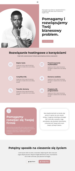 Rozwiązywanie Problemów To Nasz Wybór - Darmowy Szablon