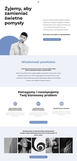 Ucieleśnienie Odważnych Pomysłów - Funkcjonalność Szablonu HTML5