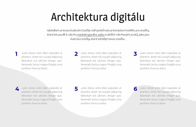Architektura digitálu Šablona CSS
