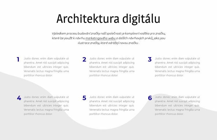 Architektura digitálu Šablona