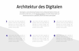 Architektur Des Digitalen - HTML5-Vorlage