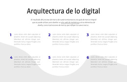 Página Web Para Arquitectura De Lo Digital