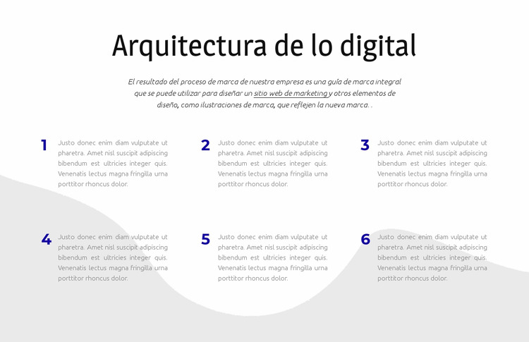 Arquitectura de lo digital Plantilla Joomla