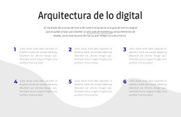Arquitectura De Lo Digital: Plantilla De Una Página Multipropósito