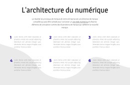 L'Architecture Du Numérique - Online HTML Generator