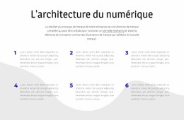 L'Architecture Du Numérique - Maquette En Ligne