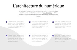 L'Architecture Du Numérique - Modèle HTML5