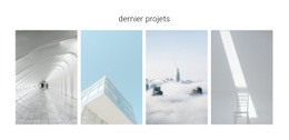 Objets Architecturaux Modernes - Site Web Gratuit D'Une Page