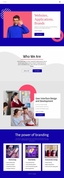 Websites and applications - Html Code Example by Nicepage