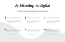 Architecting The Digital - HTML5 Template