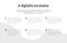 A Digitális Tervezése – Többcélú Kreatív Sablon